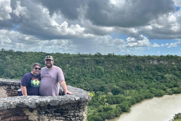 christian and mad with scenery